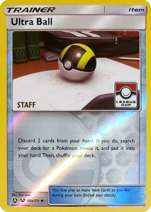 League & Championship Cards Ultra Ball - 68a/73 (League Cup) [Staff] #068a