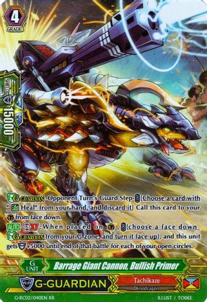 Barrage Giant Cannon, Bullish Primer - G-RC02: Revival Collection ...