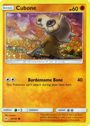 Miscellaneous Cards & Products Cubone - 57/131 (General Mills Promo) #057