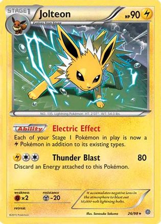 Miscellaneous Cards & Products Jolteon - 26/98 (Cosmos Holo) #026