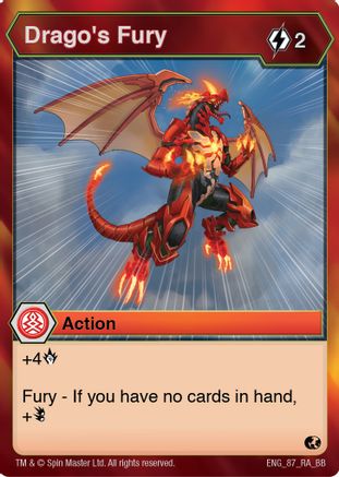 Bakugan Special Ability Trading Card Masquerade's Throw