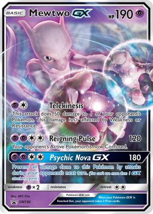 SM Promos Mewtwo GX #SM196