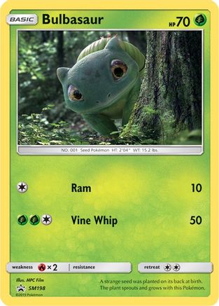 SM Promos Bulbasaur - SM198 (In-Store Event Promo) #SM198