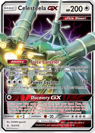 SM - Unbroken Bonds Celesteela GX #163
