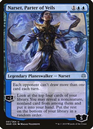 Narset, Parter of Veils - War of the Spark - Magic: The Gathering