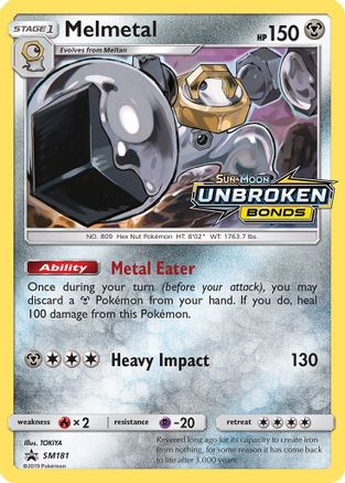 SM Promos Melmetal - SM181 (Prerelease) #SM181