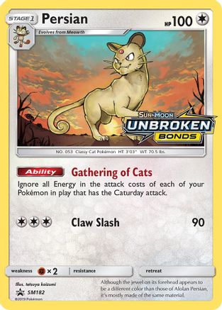 SM Promos Persian - SM182 (Prerelease) #SM182