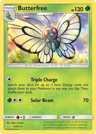 SM - Unbroken Bonds Butterfree #4