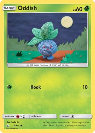 SM - Unbroken Bonds Oddish (6) #6