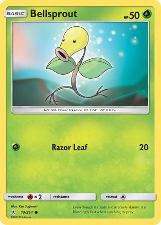 SM - Unbroken Bonds Bellsprout #13