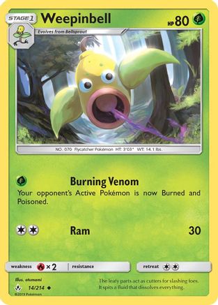 SM - Unbroken Bonds Weepinbell #14