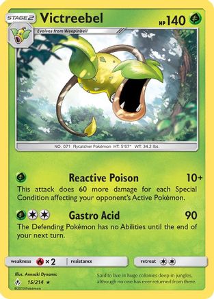 SM - Unbroken Bonds Victreebel #15