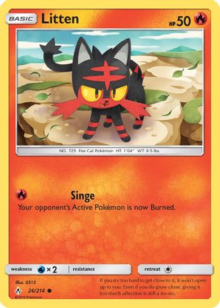 SM - Unbroken Bonds Litten (26) #26