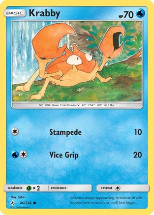 SM - Unbroken Bonds Krabby #46