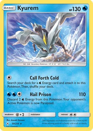 SM - Unbroken Bonds Kyurem #50