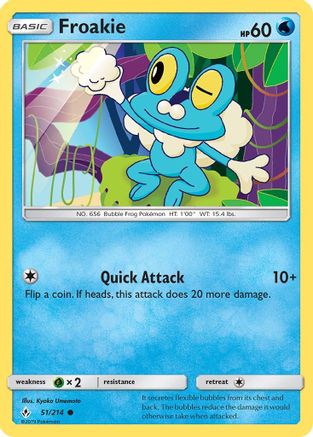 SM - Unbroken Bonds Froakie #51