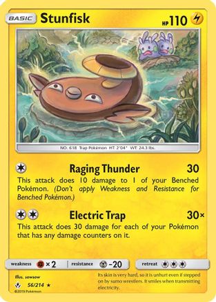 SM - Unbroken Bonds Stunfisk #56