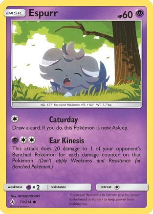 SM - Unbroken Bonds Espurr #79