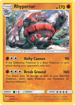 SM - Unbroken Bonds Rhyperior #95