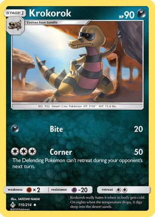 SM - Unbroken Bonds Krokorok #115