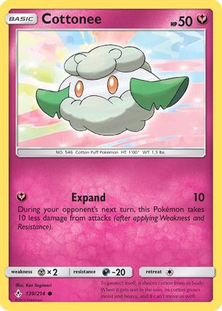 SM - Unbroken Bonds Cottonee #139