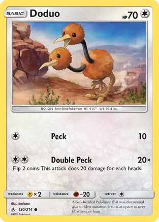 SM - Unbroken Bonds Doduo #150