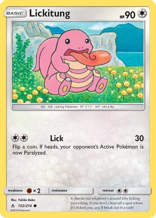 SM - Unbroken Bonds Lickitung #152