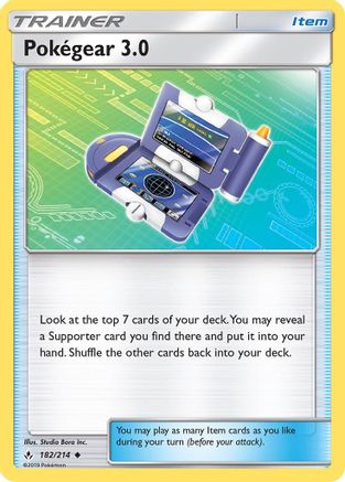 SM - Unbroken Bonds Pokegear 3.0 #182