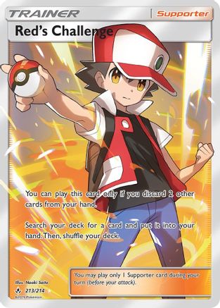 SM - Unbroken Bonds Red's Challenge (Full Art) #213