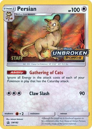 SM Promos Persian - SM182 (Prerelease) [Staff] #SM182