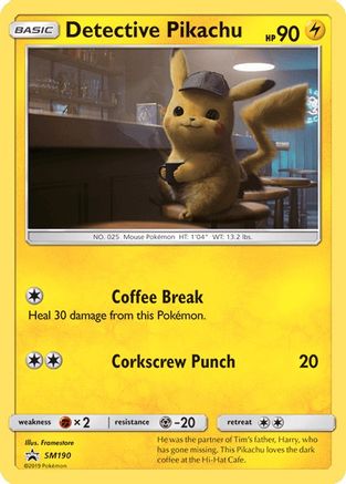 SM Promos Detective Pikachu #SM190