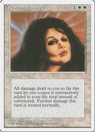 Reverse Damage - Fourth Edition - Magic: The Gathering