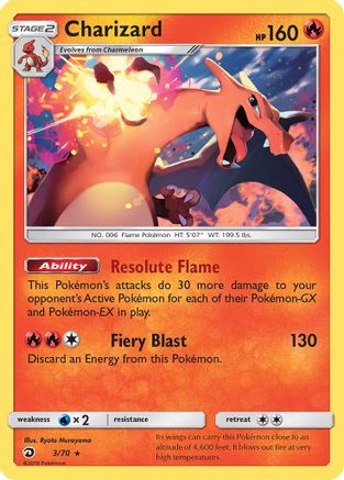 Deck Exclusives Charizard - 3/70 (Let's Play, Eevee!) #003