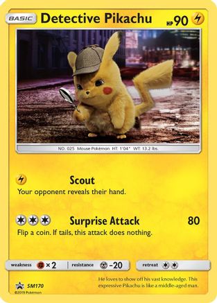 SM Promos Detective Pikachu #SM170