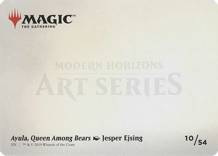 Queen Among Bears 10 MTG Magic Modern Horizons Art Series Ayula 
