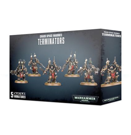 Warhammer: 40K - Chaos Space Marines Terminators - Warhammer Plastic ...