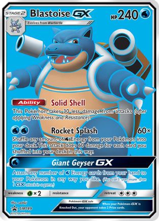 SM Promos Blastoise GX #SM189