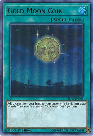 Gold Moon Coin Battles of Legend Hero s Revenge YuGiOh