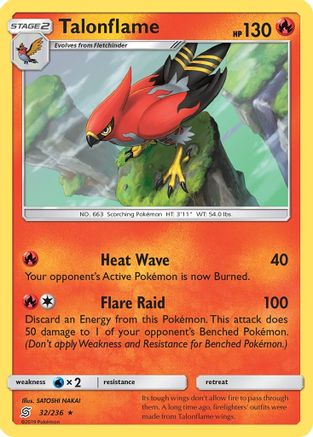 SM - Unified Minds Talonflame #32
