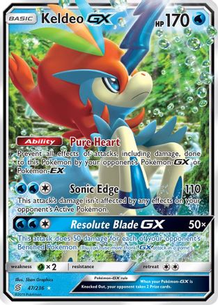 SM - Unified Minds Keldeo GX #47