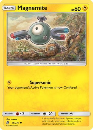 SM - Unified Minds Magnemite #58