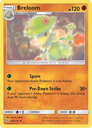 SM - Unified Minds Breloom #108