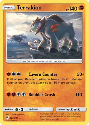 SM - Unified Minds Terrakion #122