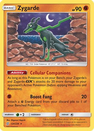 SM - Unified Minds Zygarde #124