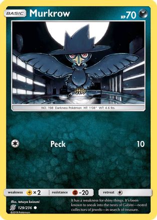 SM - Unified Minds Murkrow (129) #129