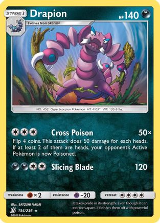 SM - Unified Minds Drapion #134