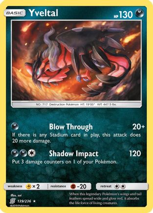 SM - Unified Minds Yveltal #139