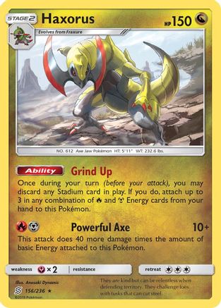SM - Unified Minds Haxorus #156
