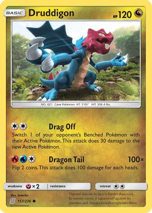 SM - Unified Minds Druddigon #157