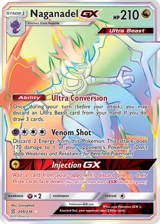 SM - Unified Minds Naganadel GX (Secret) #249
